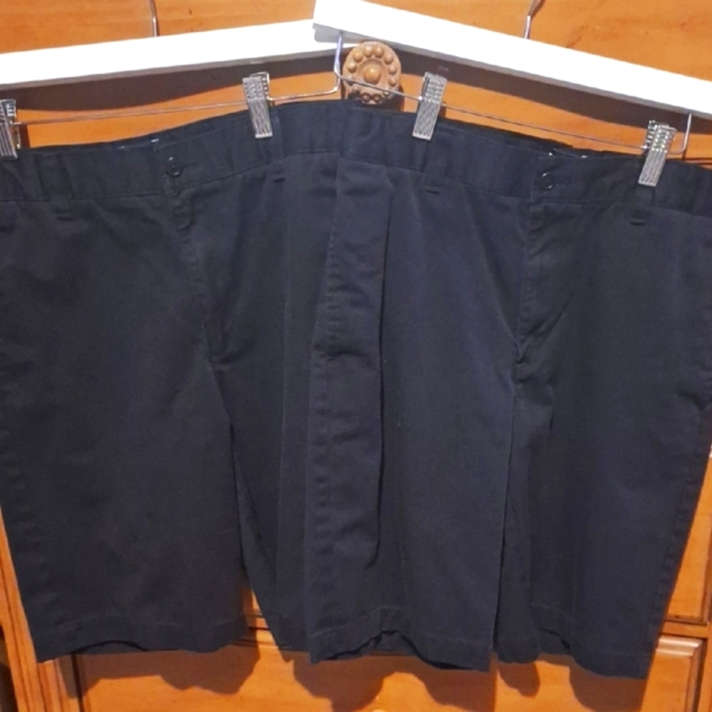 Land's End Classic Black Shorts Uniform